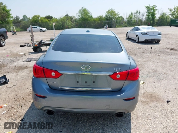 2017 Infiniti Q50 Premium z VIN JN1EV7AR1HM834900, wystawiony jako IAAI lot #42435638 z przebiegiem 76 937 mil mil oraz . Historia ofert i sprzedaży dostępna na DreamBid. Obrazek 17.