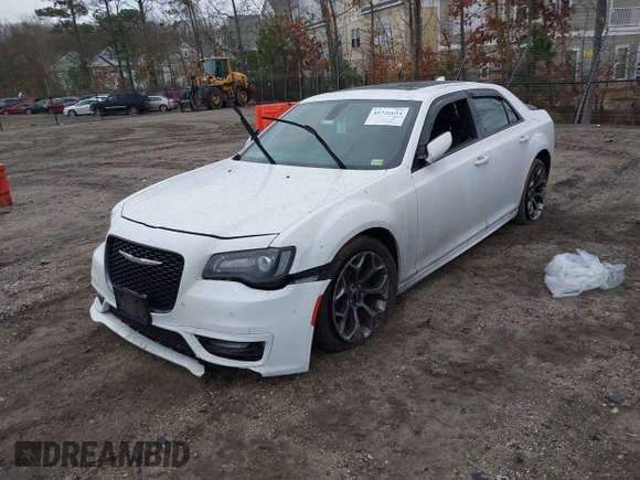 2018 Chrysler 300 with VIN 2C3CCABG5JH244829, listed as a IAAI auction lot 41726654 with 156,131 mi miles. Bid and sale history available at carsss.com. Image 2.
