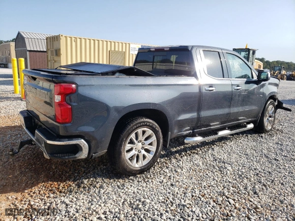 2020 Chevrolet Silverado 1500 LTZ with VIN 1GCRYGED8LZ292386, listed as a Copart auction lot 75872874 with 53,902 mi miles and Salvage Title. Bid and sale history available at carsss.com. Image 3.