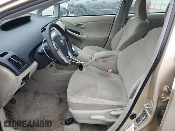 2011 Toyota Prius I with VIN JTDKN3DU4B0293302, listed as a Copart auction lot 51790605 with 217,721 mi miles and Salvage Title. Bid and sale history available at carsss.com. Image 7.