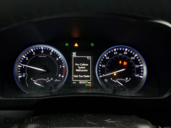2018 Toyota Highlander SE with VIN 5TDJZRFH1JS816807, listed as a Copart auction lot 57179805 with 92,327 mi miles and Salvage title. Bid and sale history available at DreamBid. Image 9.