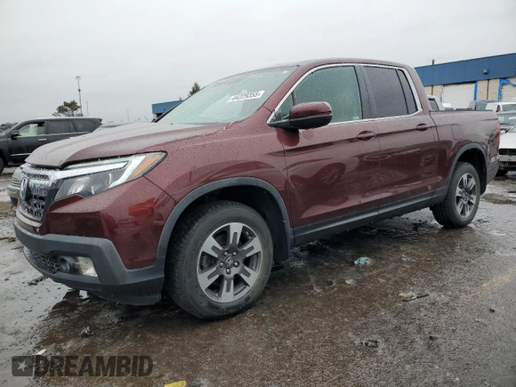 2018 Honda Ridgeline RTL-T with VIN 5FPYK3F62JB010954, listed as a Copart auction lot 44229355 with 101,797 mi miles and Clean title. Bid and sale history available at DreamBid. Image 1.