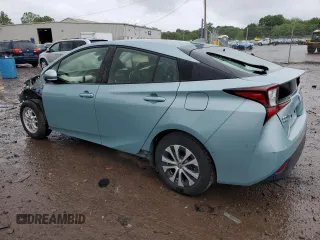 2019 Toyota Prius LE z VIN JTDL9RFU7K3001908, wystawiony jako Copart lot #58657625 z przebiegiem 25 300 mil mil oraz Szkoda całkowita • Salvage title. Historia ofert i sprzedaży dostępna na DreamBid. Obrazek 2.