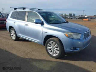 2008 Toyota Highlander Hybrid Limited with VIN JTEEW44A482004594, listed as a IAAI auction lot 41250858 with 219,815 mi miles. Bid and sale history available at carsss.com. Image 1.
