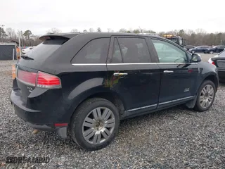 2009 Lincoln MKX with VIN 2LMDU88C49BJ00892, listed as a IAAI auction lot 41325664 with 207,002 mi miles. Bid and sale history available at carsss.com. Image 4.