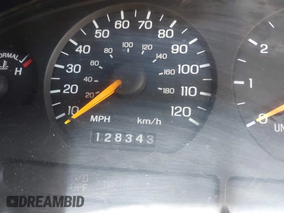 1998 Ford Mustang with VIN 1FAFP4441WF119648, listed as a IAAI auction lot 41588074 with 128,343 mi miles. Bid and sale history available at carsss.com. Image 7.