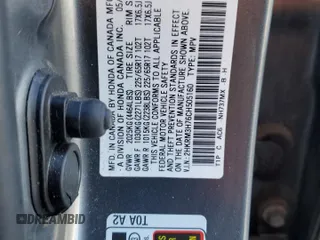 2012 Honda CR-V EX-L with VIN 2HKRM3H76CH505160, listed as a Copart auction lot 42185375 with 60,762 mi miles and Salvage Title. Bid and sale history available at carsss.com. Image 14.