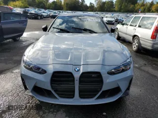 2021 BMW M4 Competition with VIN WBS33AZ01MCG92055, listed as a Copart auction lot 76618174 with 15,766 mi miles and Salvage Title. Bid and sale history available at carsss.com. Image 5.