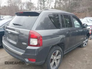 2017 Jeep Compass High Altitude with VIN 1C4NJDEBXHD193802, listed as a IAAI auction lot 41718878 with 123,949 mi miles. Bid and sale history available at carsss.com. Image 4.