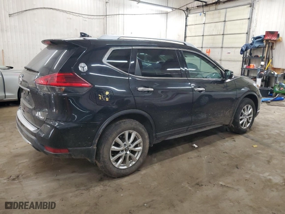 2017 Nissan Rogue SV with VIN 5N1AT2MV0HC897078, listed as a Copart auction lot 51037205 with 154,338 mi miles and Salvage Title. Bid and sale history available at carsss.com. Image 3.