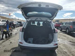 2018 Toyota RAV4 LE with VIN 2T3BFREVXJW741009, listed as a Copart auction lot 46268685 with 53,467 mi miles and Salvage Title. Bid and sale history available at DreamBid. Image 6.