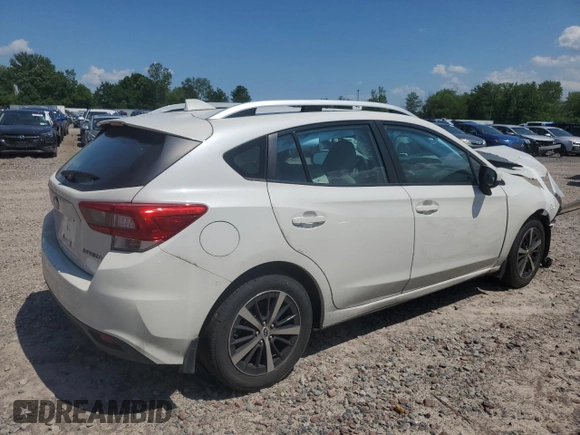 2022 Subaru Impreza Premium with VIN 4S3GTAV63N3718494, listed as a Copart auction lot 59867675 with 153,018 mi miles and Salvage title. Bid and sale history available at DreamBid. Image 3.