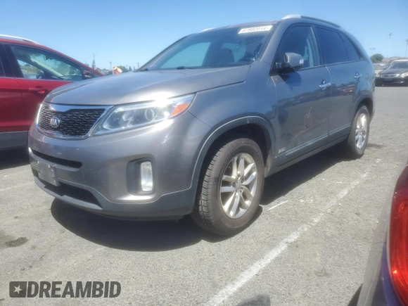 2014 Kia Sorento LX with VIN 5XYKTDA72EG461155, listed as a Copart auction lot 67802014 with 167,832 mi miles and Clean Title. Bid and sale history available at carsss.com. Image 1.
