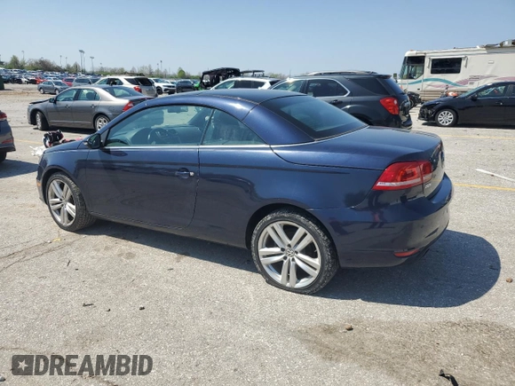 2012 Volkswagen Eos Lux with VIN WVWFW7AH0CV004840, listed as a Copart auction lot 51709625 with 98,724 mi miles and Clean Title. Bid and sale history available at DreamBid. Image 2.
