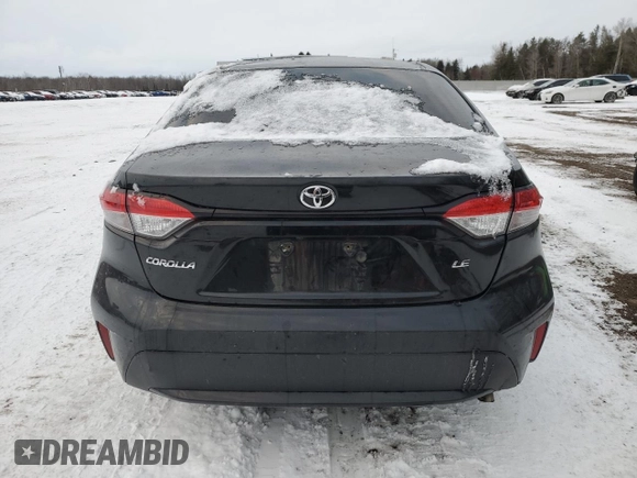 2021 Toyota Corolla L with VIN 5YFBPMBE9MP152360, listed as a Copart auction lot 83143844 with 136,981 mi miles and Salvage Title. Bid and sale history available at carsss.com. Image 6.