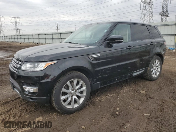 2015 Land Rover Range Rover Sport HSE with VIN SALWR2VF3FA514672, listed as a Copart auction lot 47126115 with 119,807 mi miles and Salvage Title. Bid and sale history available at carsss.com. Image 1.
