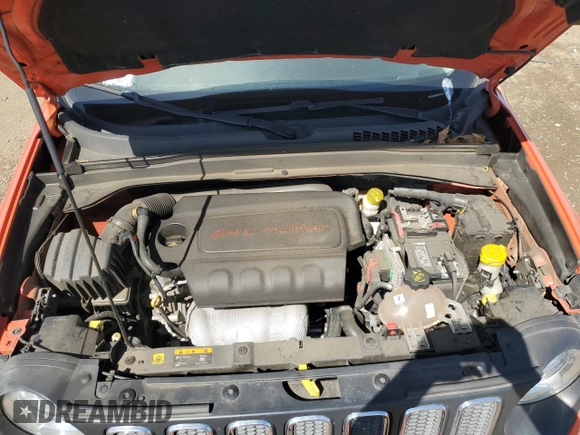 2017 Jeep Renegade Sport with VIN ZACCJAAB0HPE79168, listed as a Copart auction lot 61604485 with 63,296 mi miles and Salvage title. Bid and sale history available at DreamBid. Image 12.