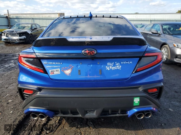 2022 Subaru WRX z VIN JF1VBAB68N8032300, wystawiony jako Copart lot #44021565 z przebiegiem Nie podano mil oraz Szkody całkowita. Historia ofert i sprzedaży dostępna na DreamBid. Obrazek 6.