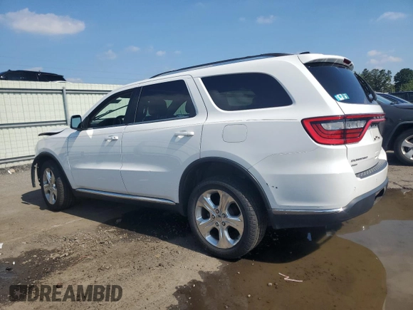 2015 Dodge Durango Limited with VIN 1C4RDJDG1FC931610, listed as a Copart auction lot 64301435 with Not provided miles and Salvage title. Bid and sale history available at DreamBid. Image 2.