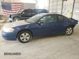 2006 Chevrolet Monte Carlo LT 3.5L z VIN 2G1WM15K769184360, wystawiony jako Copart lot #56134965 z przebiegiem 259 503 mil mil oraz Szkoda całkowita • Salvage title. Historia ofert i sprzedaży dostępna na DreamBid. Obrazek 1.