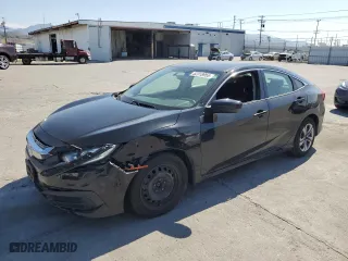 2017 Honda Civic Sedan LX with VIN 2HGFC2F57HH566021, listed as a Copart auction lot 52318955 with 109,133 mi miles and Salvage Title. Bid and sale history available at carsss.com. Image 1.