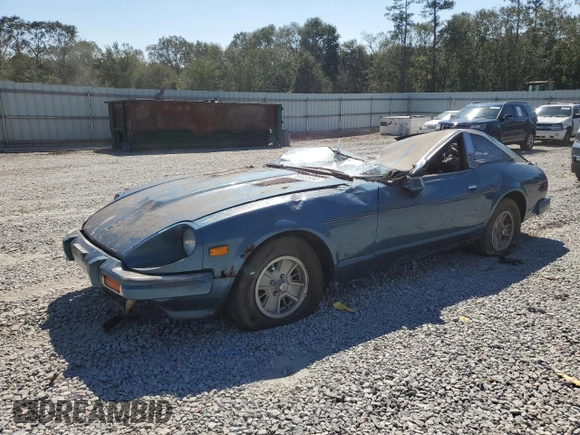 1980 Datsun 280ZX z VIN HGS130150951, wystawiony jako Copart lot #75949554 z przebiegiem 35 942 mil mil oraz Szkody całkowita. Historia ofert i sprzedaży dostępna na DreamBid. Obrazek 1.