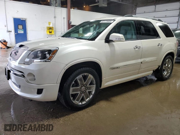 2011 GMC Acadia Denali with VIN 1GKKVTED1BJ265907, listed as a Copart auction lot 53172605 with 157,583 mi miles and Clean Title. Bid and sale history available at carsss.com. Image 1.