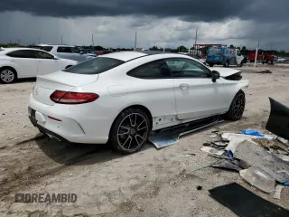 2021 Mercedes-Benz C 300 z VIN W1KWJ8DB2MG095181, wystawiony jako Copart lot #62876523 z przebiegiem 13 463 mil mil oraz Szkoda całkowita • Salvage title. Historia ofert i sprzedaży dostępna na DreamBid. Obrazek 3.