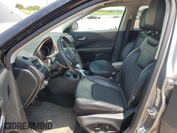 2017 Jeep Compass Trailhawk with VIN 3C4NJDDB1HT646751, listed as a Copart auction lot 62583555 with 99,974 mi miles and Salvage title. Bid and sale history available at DreamBid. Image 7.