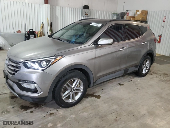 2017 Hyundai Santa Fe Sport 2.4L with VIN 5XYZU3LB2HG440981, listed as a Copart auction lot 53853205 with 53,628 mi miles and Salvage Title. Bid and sale history available at carsss.com. Image 1.