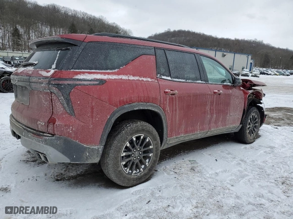 2024 Chevrolet Traverse AWD Z71 with VIN 1GNEVJKSXRJ198242, listed as a Copart auction lot 46352375 with 5,559 mi miles and Salvage Title. Bid and sale history available at carsss.com. Image 3.