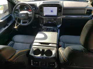 2023 Ford F-150 XL with VIN 1FTEW1E8XPFD11743, listed as a Copart auction lot 54319555 with 16,306 mi miles and Salvage Title. Bid and sale history available at carsss.com. Image 8.