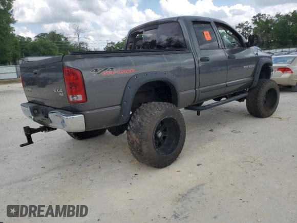2004 Dodge 2500 SLT z VIN 3D7KU28D44G173723, wystawiony jako Copart lot #52276105 z przebiegiem 130 097 mil mil oraz Czysty tytuł • Clean title. Historia ofert i sprzedaży dostępna na DreamBid. Obrazek 3.