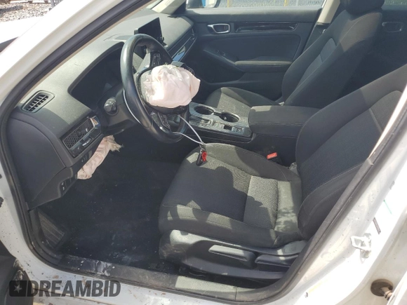 2022 Honda Civic EX with VIN 2HGFE2F3XNH117629, listed as a Copart auction lot 65165855 with 37,994 mi miles and Salvage title. Bid and sale history available at DreamBid. Image 7.