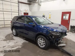 2022 Chevrolet Equinox LT z VIN 3GNAXUEV0NL223572, wystawiony jako IAAI lot #42002502 z przebiegiem 20 170 mil mil oraz . Historia ofert i sprzedaży dostępna na DreamBid. Obrazek 1.
