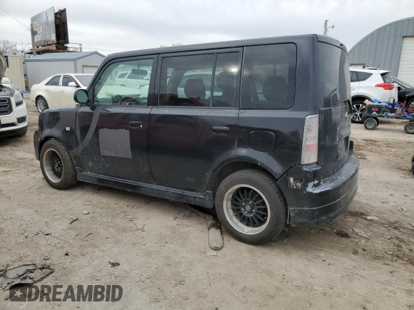 2005 Scion xB with VIN JTLKT324154006217, listed as a Copart auction lot 85201384 with 143,743 mi miles and Salvage Title. Bid and sale history available at carsss.com. Image 2.