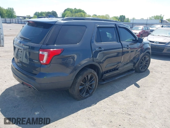 2017 Ford Explorer XLT z VIN 1FM5K8D8XHGA86463, wystawiony jako IAAI lot #42043922 z przebiegiem 83 025 mil mil oraz . Historia ofert i sprzedaży dostępna na DreamBid. Obrazek 4.