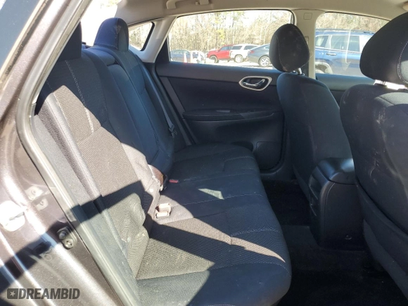 2014 Nissan Sentra S with VIN 3N1AB7AP4EL682154, listed as a Copart auction lot 46187515 with 105,570 mi miles and Salvage Title. Bid and sale history available at carsss.com. Image 10.