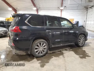 2017 Lexus LX with VIN JTJHY7AX2H4227448, listed as a Copart auction lot 42993885 with 110,846 mi miles and Salvage Title. Bid and sale history available at carsss.com. Image 3.
