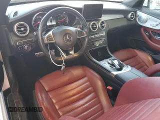 2018 Mercedes-Benz C 300 with VIN WDDWK4JB6JF710763, listed as a Copart auction lot 46602625 with 56,031 mi miles and Salvage Title. Bid and sale history available at DreamBid. Image 8.