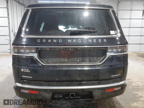 2022 Jeep Grand Wagoneer Series I with VIN 1C4SJVEJ2NS119443, listed as a Copart auction lot 86092074 with 18,675 mi miles and Salvage title. Bid and sale history available at DreamBid. Image 6.