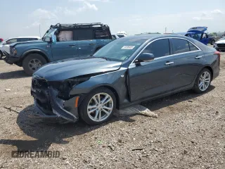 2021 Cadillac CT4 Luxury z VIN 1G6DJ5RKXM0125242, wystawiony jako Copart lot #54506465 z przebiegiem 74 390 mil mil oraz Szkody całkowita. Historia ofert i sprzedaży dostępna na DreamBid. Obrazek 1.