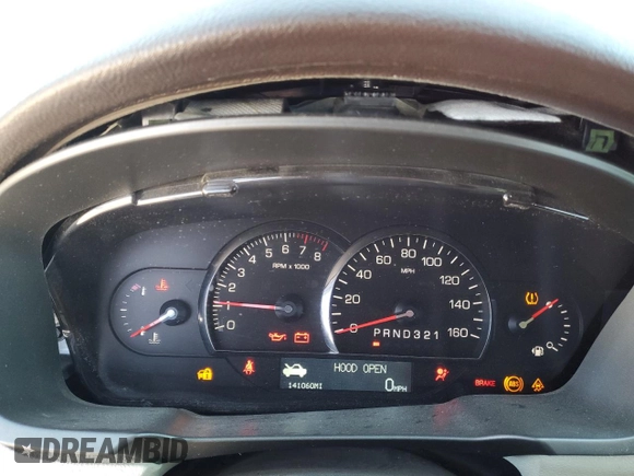 2008 Cadillac DTS 1SD z VIN 1G6KD57Y28U173094, wystawiony jako Copart lot #56895415 z przebiegiem 141 060 mil mil oraz Szkoda całkowita • Salvage title. Historia ofert i sprzedaży dostępna na DreamBid. Obrazek 9.