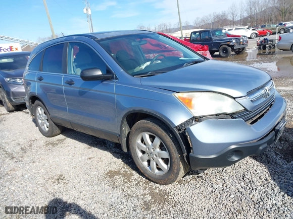 2008 Honda CR-V EX with VIN 5J6RE38538L010052, listed as a IAAI auction lot 41580040 with 276,361 mi miles. Bid and sale history available at carsss.com. Image 1.