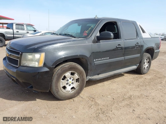2007 Chevrolet Avalanche LTZ with VIN 3GNFK12317G113566, listed as a IAAI auction lot 41939386 with 297,959 mi miles. Bid and sale history available at carsss.com. Image 2.