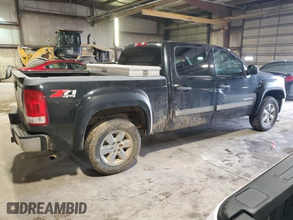 2012 GMC Sierra 1500 SLE with VIN 3GTP2VE72CG219554, listed as a Copart auction lot 47550635 with 154,365 mi miles and Salvage Title. Bid and sale history available at DreamBid. Image 3.