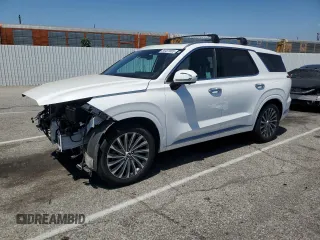 2023 Hyundai Palisade Calligraphy z VIN KM8R74GEXPU516408, wystawiony jako Copart lot #58431865 z przebiegiem 29 144 mil mil oraz Szkoda całkowita • Salvage title. Historia ofert i sprzedaży dostępna na DreamBid. Obrazek 1.