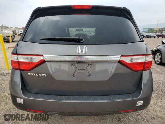 2013 Honda Odyssey EX-L with VIN 5FNRL5H68DB070079, listed as a Copart auction lot 52183895 with 173,428 mi miles and Clean title. Bid and sale history available at DreamBid. Image 6.