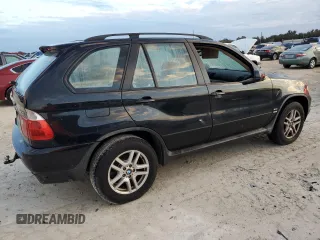 2005 BMW X5 3.0i with VIN 5UXFA13535LB09774, listed as a Copart auction lot 73848924 with 0 mi miles and Salvage Title. Bid and sale history available at carsss.com. Image 3.