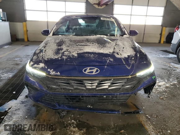 2024 Hyundai Elantra SEL with VIN KMHLS4DG5RU718960, listed as a Copart auction lot 45567505 with 4,118 mi miles and Salvage Title. Bid and sale history available at carsss.com. Image 5.